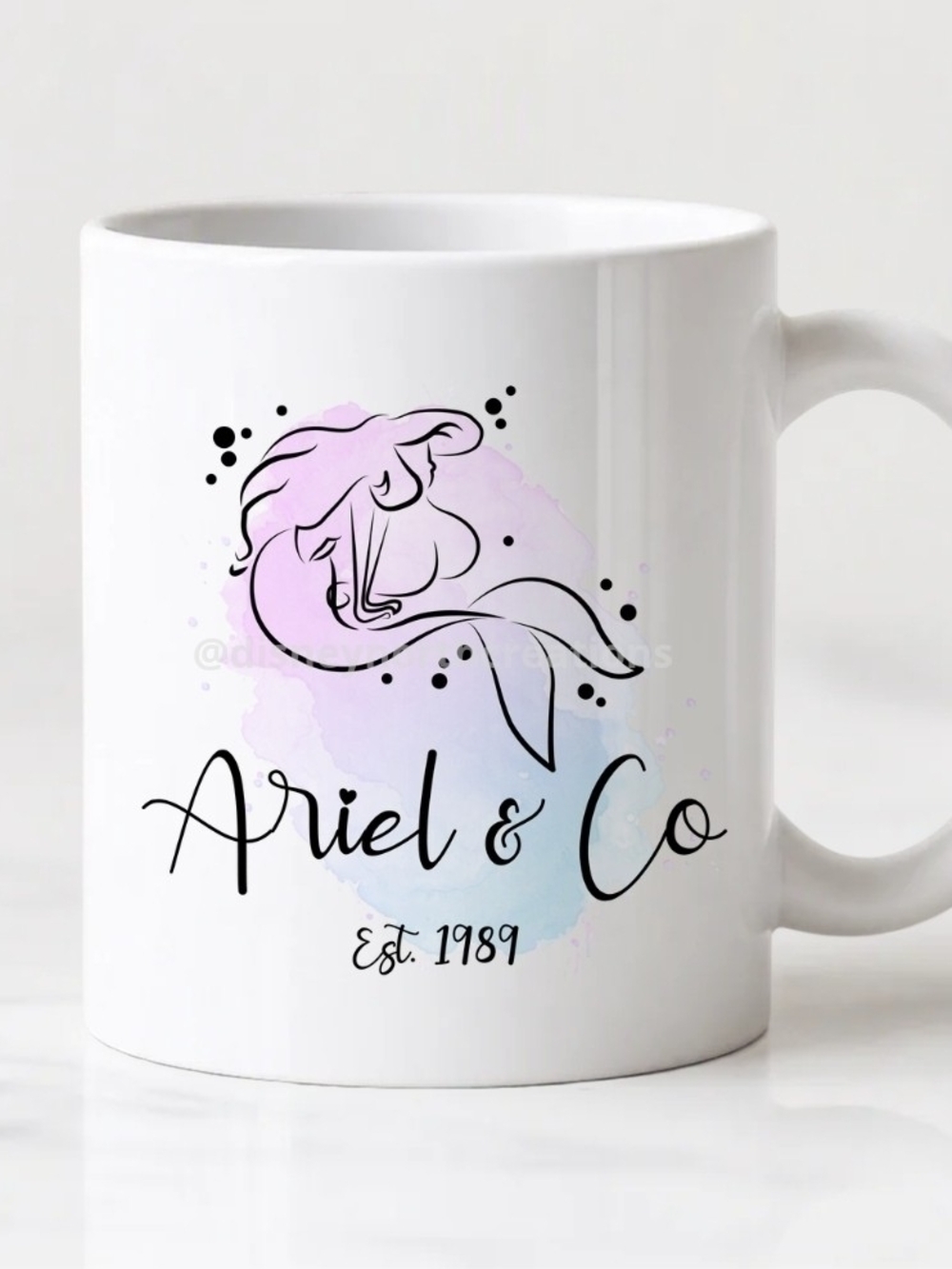 Disney Mermaid Ariel Ceramic Mug